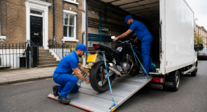 motorbike transport van