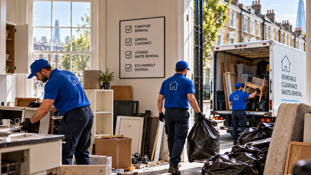 licensed junk clearance london end of tenancy clearance